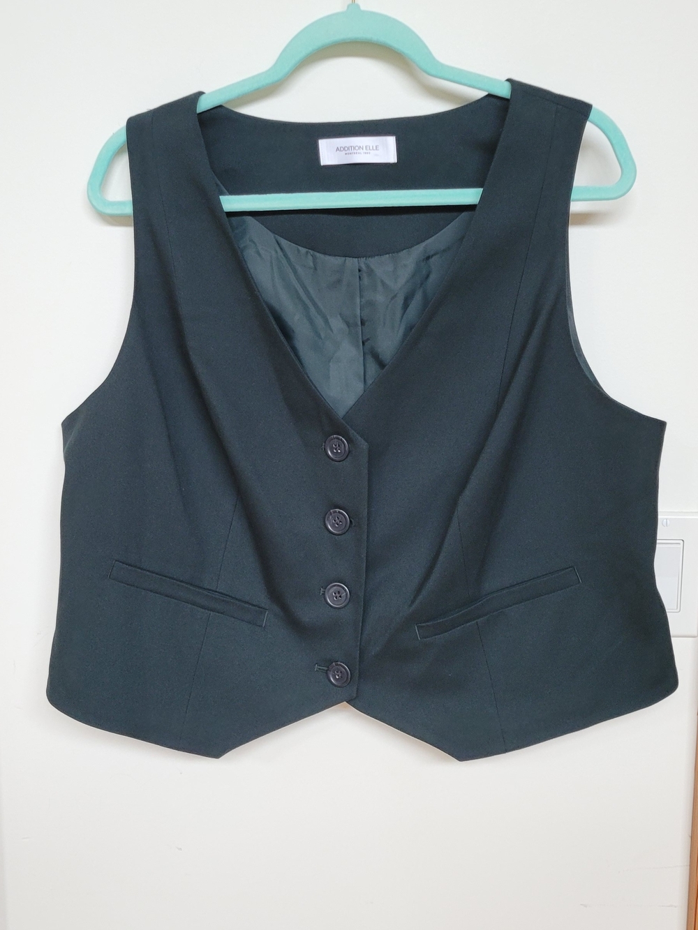 BNWOT-Addition Elle Emerald Green Lined Vest